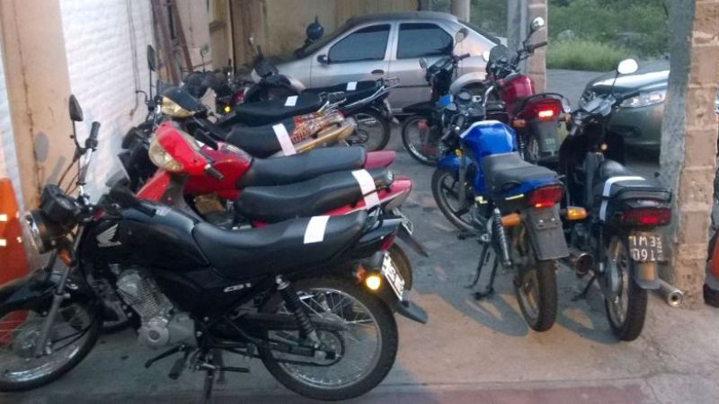 Casi 30 motos secuestradas en el puesto de Las Rejas