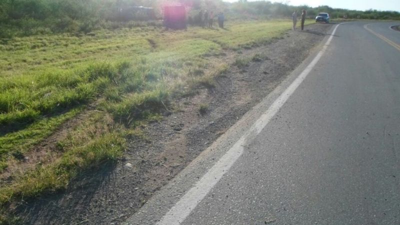Murió una mujer tras un vuelco en la ruta 157