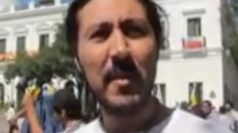 Protestas frente a Casa de Gobierno generan caos vehicular