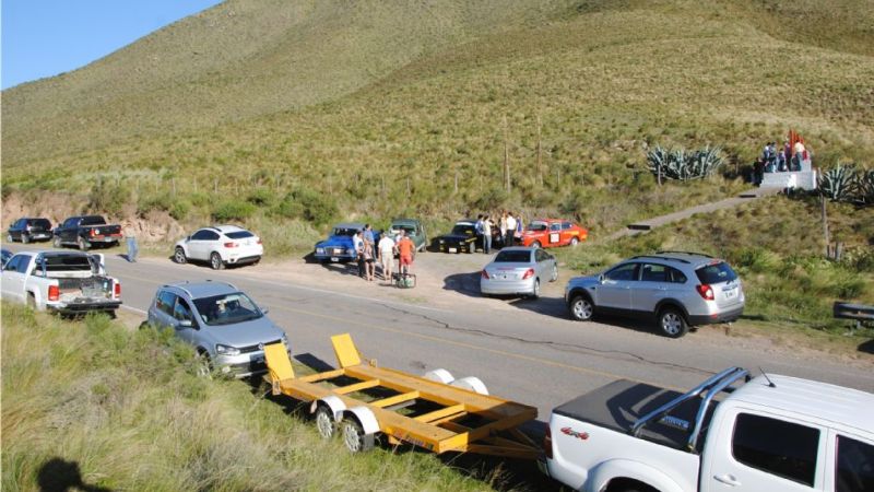 Se reinauguró el monolito a “Dito” Marenco