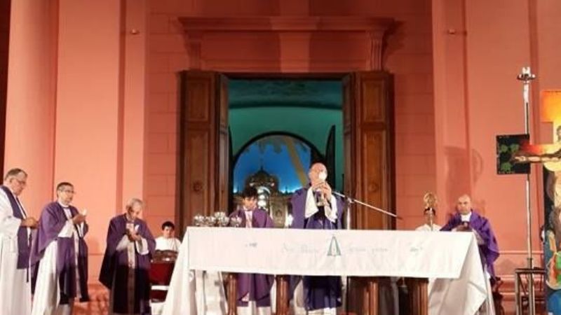 Los jóvenes homenajearon a la Virgen del Valle