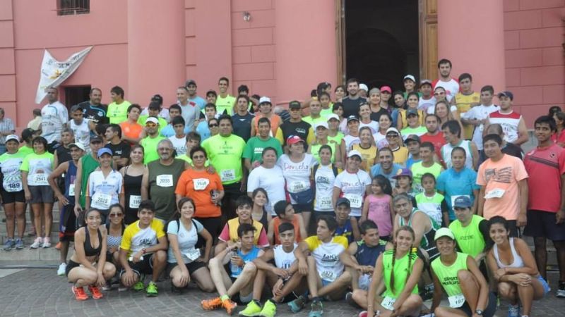 Atletas y Peregrinos agradecieron a la Patrona del Valle