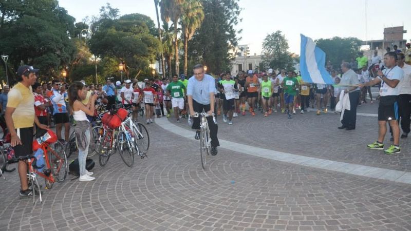 Atletas y Peregrinos agradecieron a la Patrona del Valle