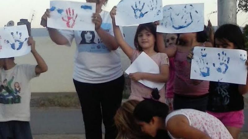 El barrio Santa Marta le dijo “No a la Trata”