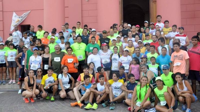Atletas y peregrinos agradecieron a la Virgen del Valle