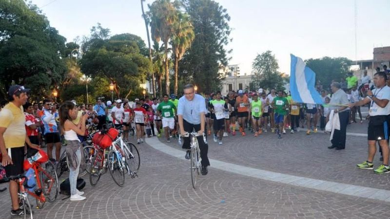 Atletas y peregrinos agradecieron a la Virgen del Valle
