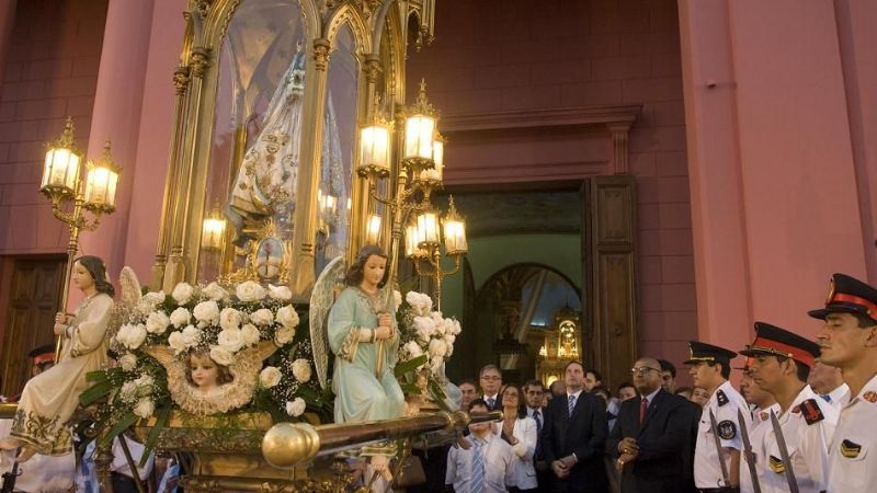 Impresionante demostración de fe mariana