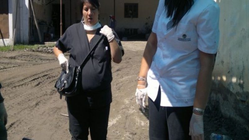 Asistencia bromatológica de la Capital en El Rodeo tras el alud