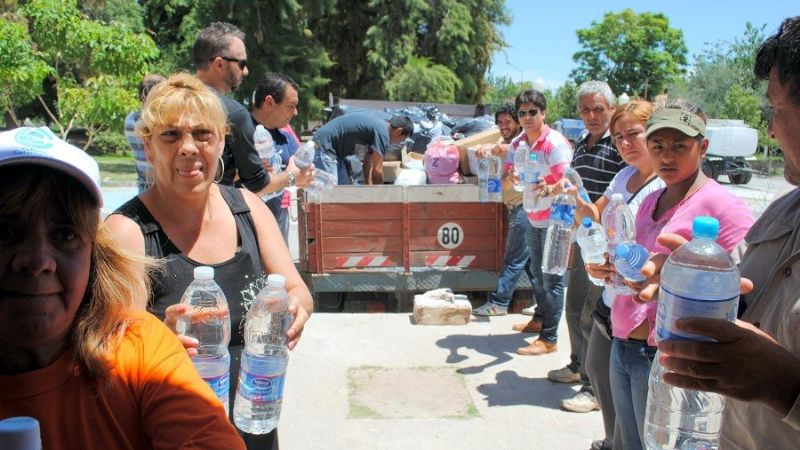 Siján recibió y agradeció la caricia del alma de los artistas solidarios