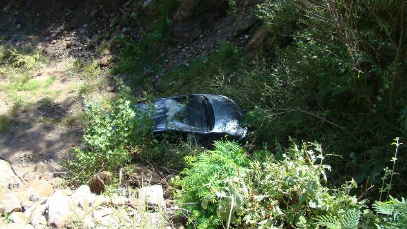 Volcó un auto en La Cebila