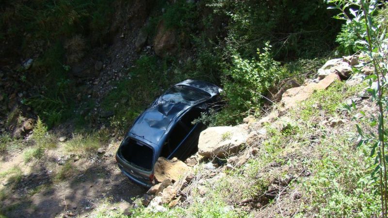 Volcó un auto en La Cebila