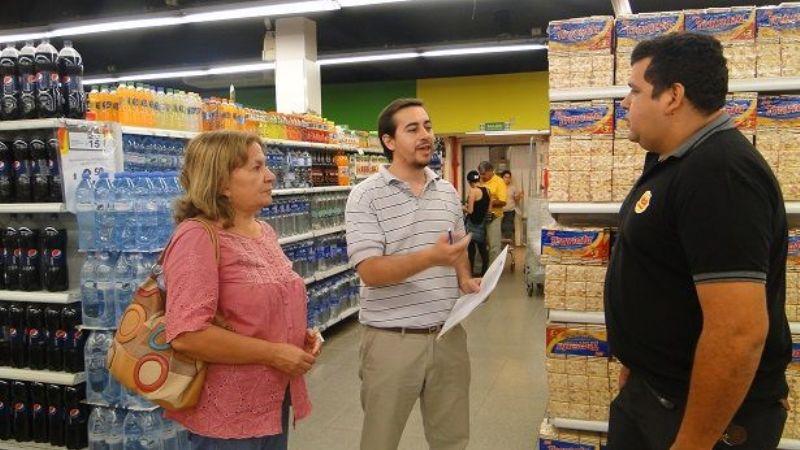 Inspectores controlaron supermercados de la Capital