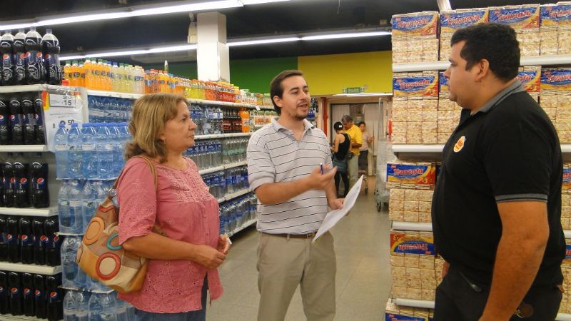 Inspección en el super de la Terminal