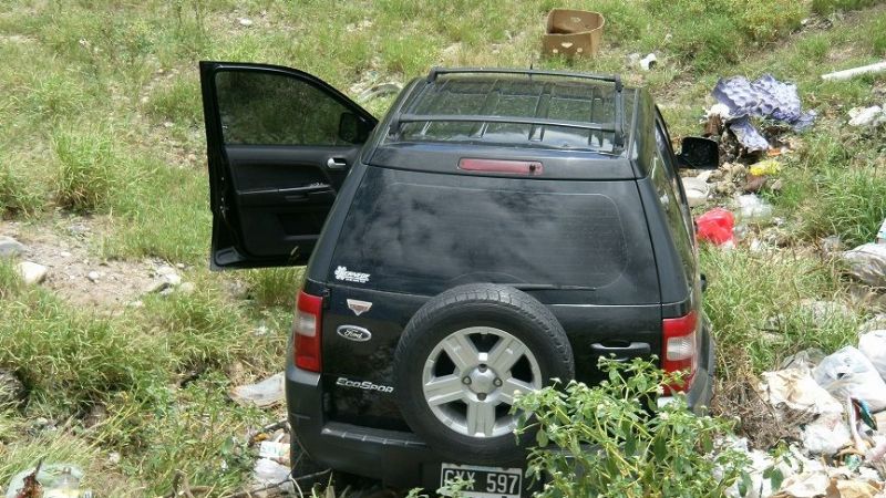 Robo y vuelco en Valle Viejo