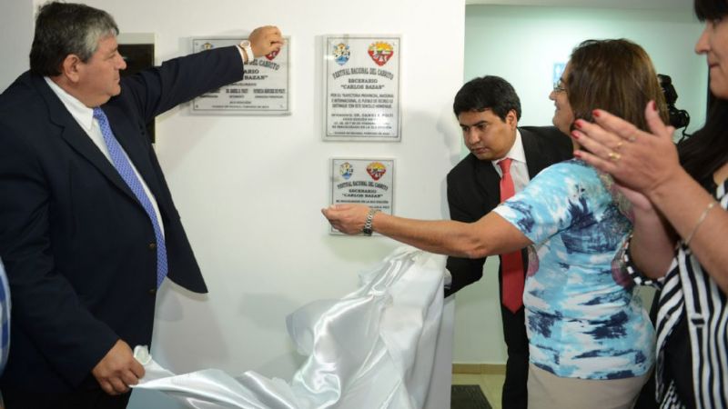 Lucía inauguró importantes obras en Recreo