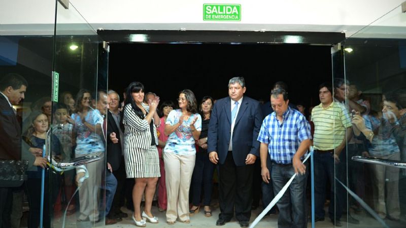 Lucía inauguró importantes obras en Recreo