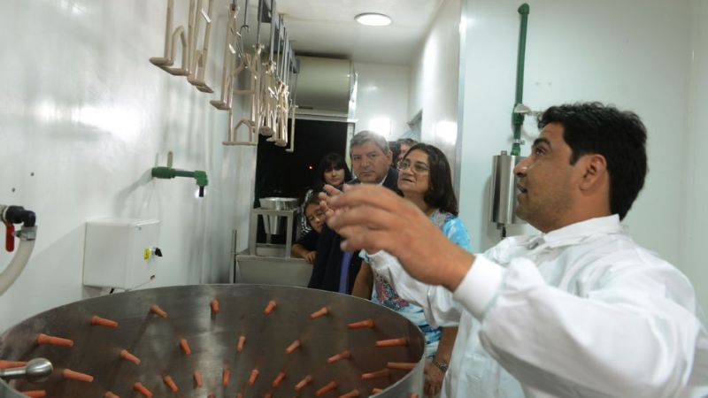 Lucía inauguró importantes obras en Recreo