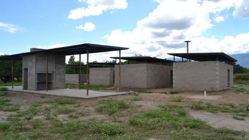 Avanza la construcción del predio de gastronómicos en Valle Viejo