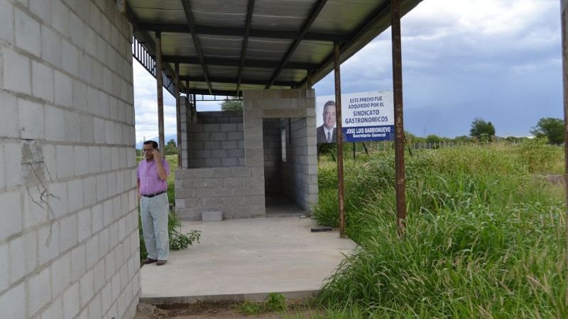 Avanza la construcción del predio de gastronómicos en Valle Viejo