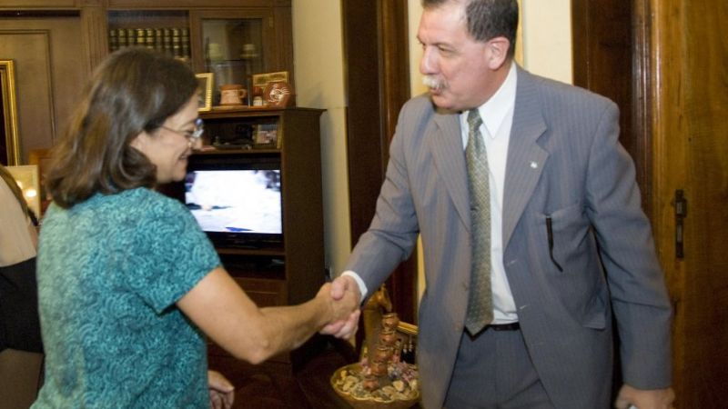 Jalil recibió al jefe de la Federal