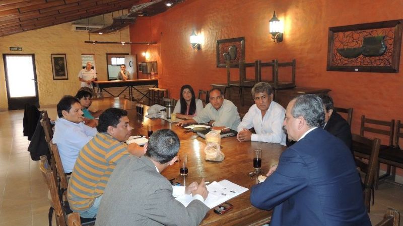 Reunión con delegados del interior provincial