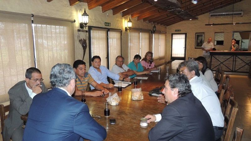 Reunión con delegados del interior provincial