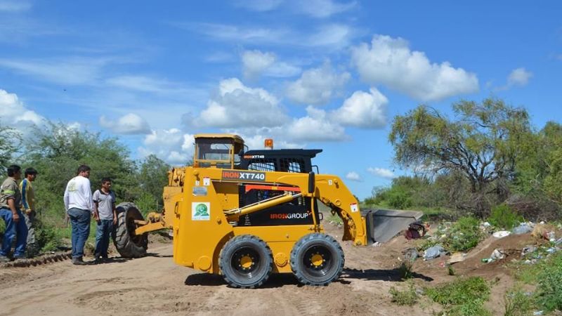 Obra de consolidación de márgenes del río Santa Cruz