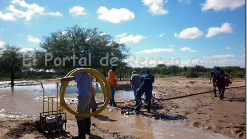 Piden asistencia por el violento temporal en Icaño