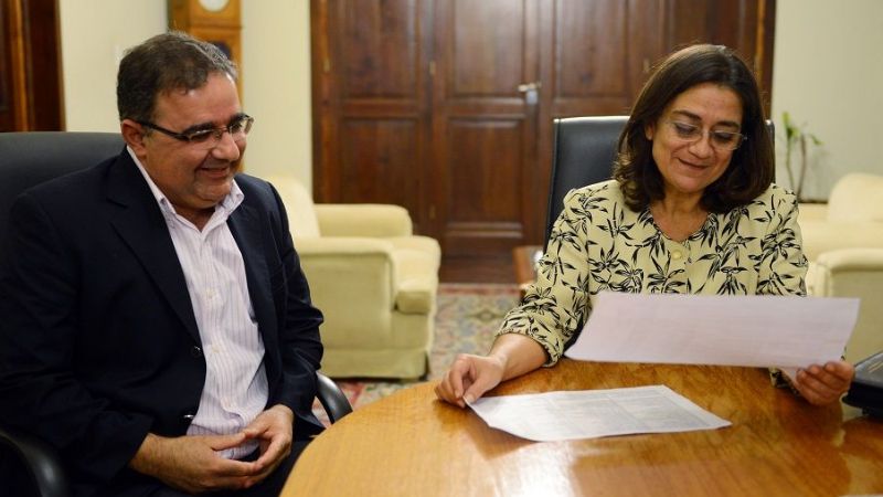 Jalil y Avila pasaron por Casa de Gobierno