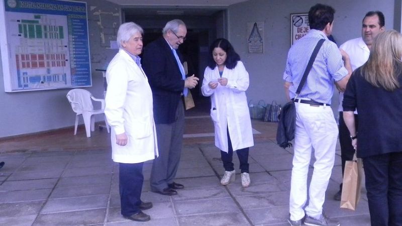 Presidente del INCUCAI visitó el Hospital San Juan Bautista