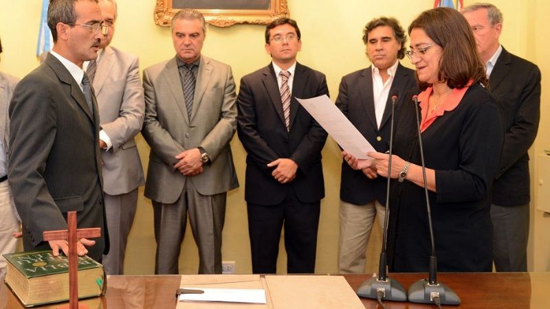 Augusto Barros, asumió como director de Justicia