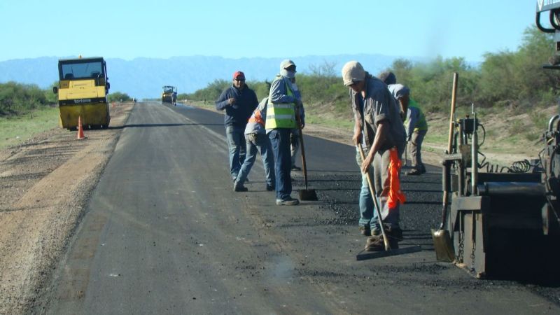 Comenzó la repavimentación entre Cerro Negro y Londres