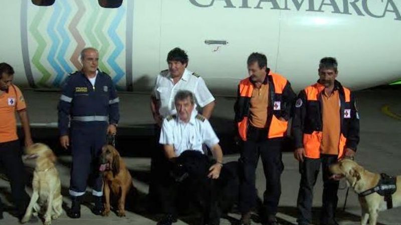 Brigada de perros especializada se sumó a la búsqueda de Carolina Sal