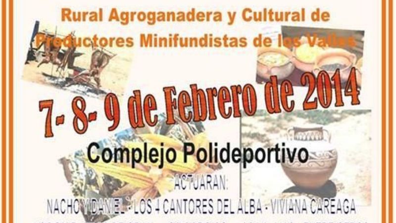 Fuerte apuesta a la 3° edición de la Feria Agroganadera y Cultural de productores minifundistas