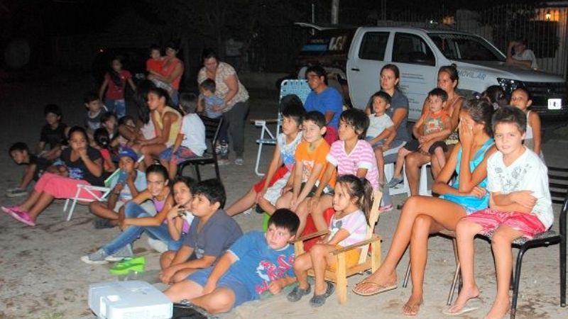 El cine móvil con intensa actividad veraniega