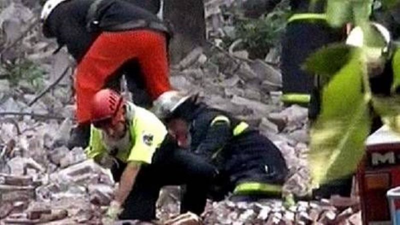 Incendio y derrumbe en Barracas: nueve muertos