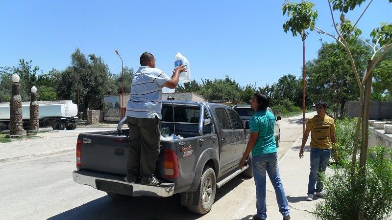 La ayuda de los ancasteños fue entregada en Siján