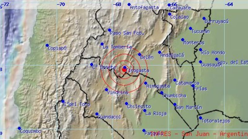 Además de la lluvia se registró un temblor