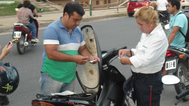 Más de 500 motos fueron secuestradas en febrero