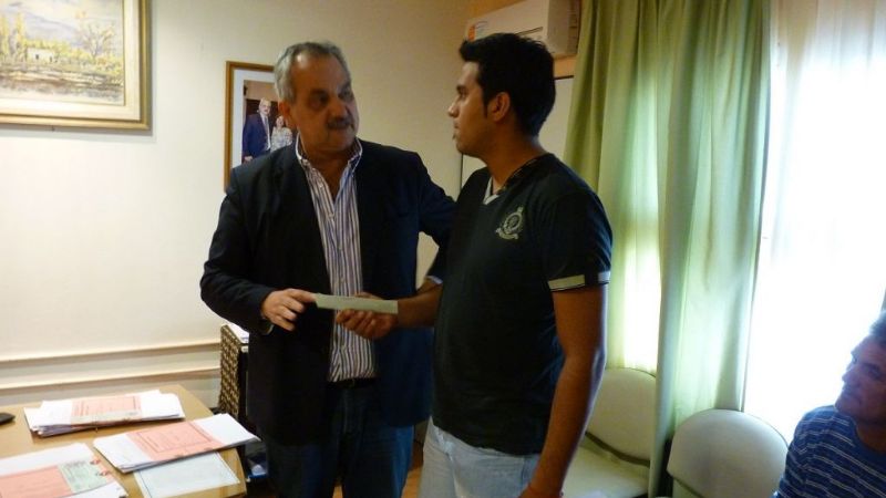 Barros entregó fondos a emprendedores