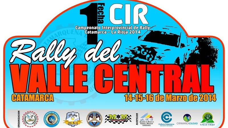 El “Rally del Valle Central” se presenta a las 11, en el Club Social