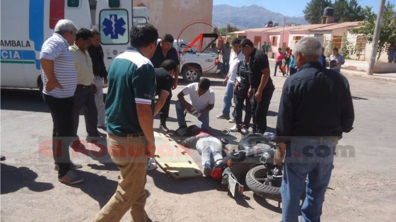 Choque de motos en Fiambalá