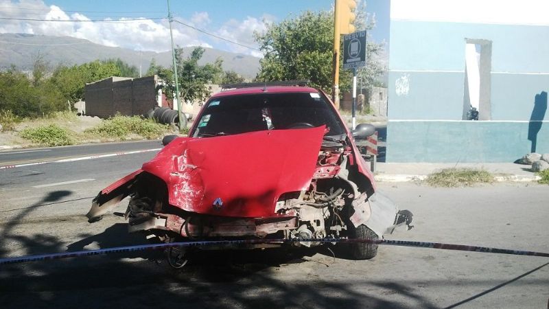 Accidente en la ruta 40 y Av. de las Américas de San José