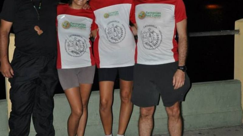 Giménez, Molas y Villagra corren un medio maratón en Mendoza