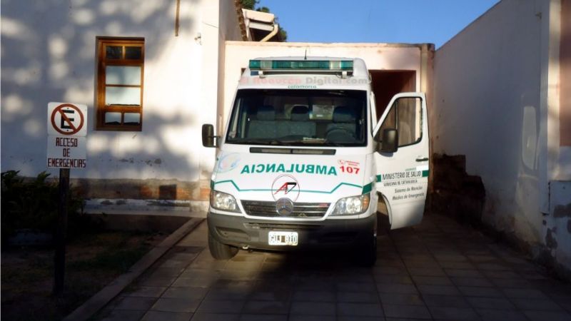 Por falta de combustible, no pudieron trasladar a un joven en ambulancia