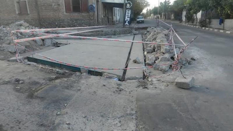 Cortes de calles programados por trabajos