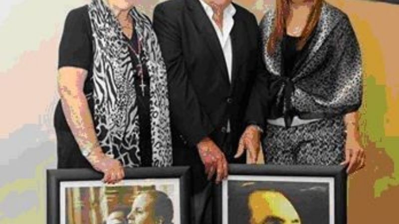 Myrian Juárez en acto sindical peronista