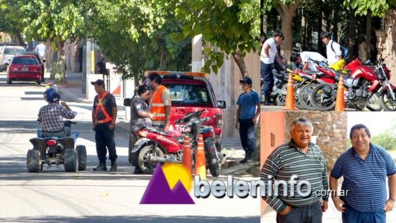 Estrictos controles vehiculares en Belén