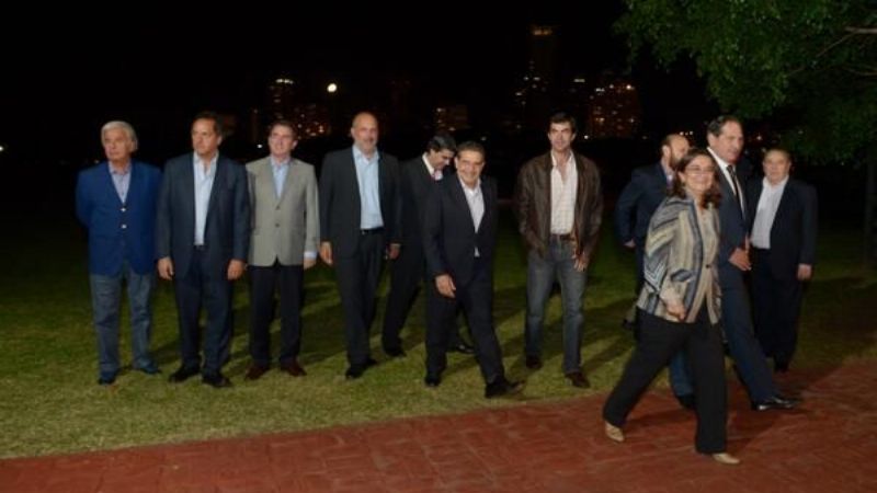 Lucía con gobernadores peronistas en Buenos Aires