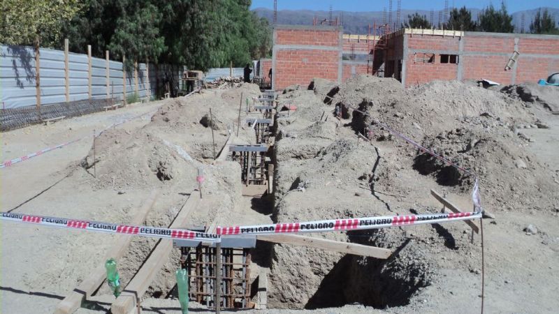 Toma forma la construcción del Polideportivo Municipal de Santa María